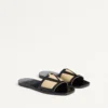 Sandalias Viva Superstar Slide en piel napa Sandalias Viva Superstar Slide en piel napa