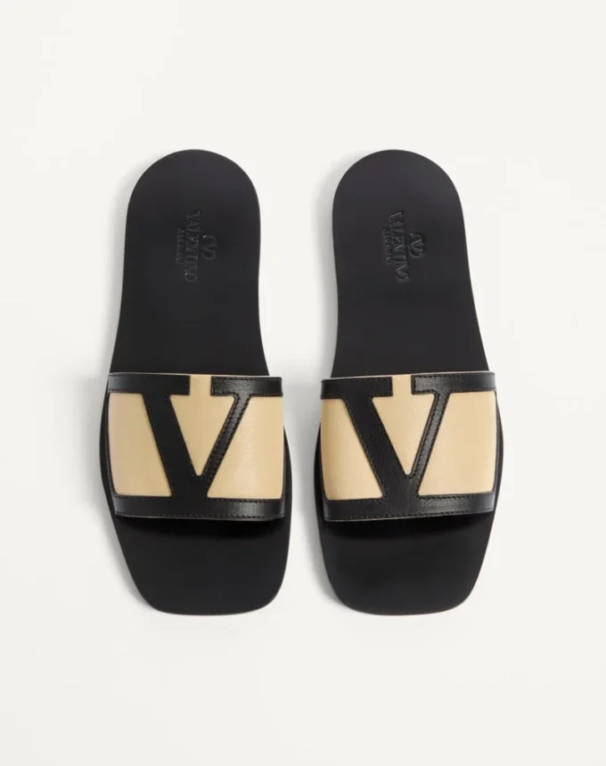 Sandalias Viva Superstar Slide en piel napa Sandalias Viva Superstar Slide en piel napa