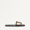 Sandalias Viva Superstar Slide en piel napa Sandalias Viva Superstar Slide en piel napa