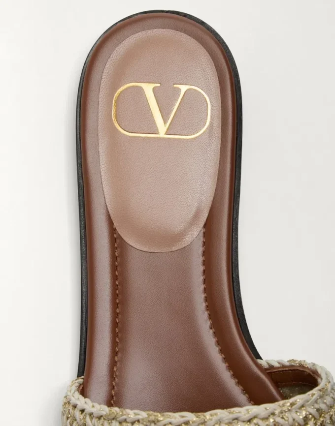 Sandalias Vlogo Signature con bordado de ganchillo Sandalias Vlogo Signature con bordado de ganchillo