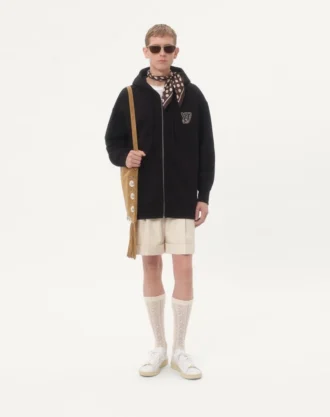 Sudadera con capucha de algodón y parche VG Sudadera con capucha de algodón y parche VG