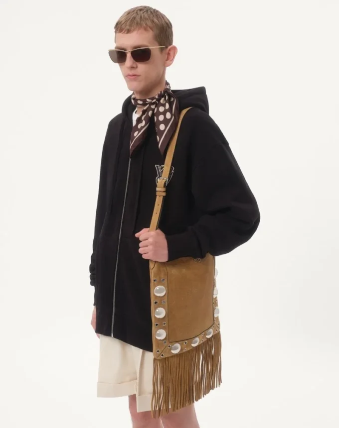 Sudadera con capucha de algodón y parche VG Sudadera con capucha de algodón y parche VG