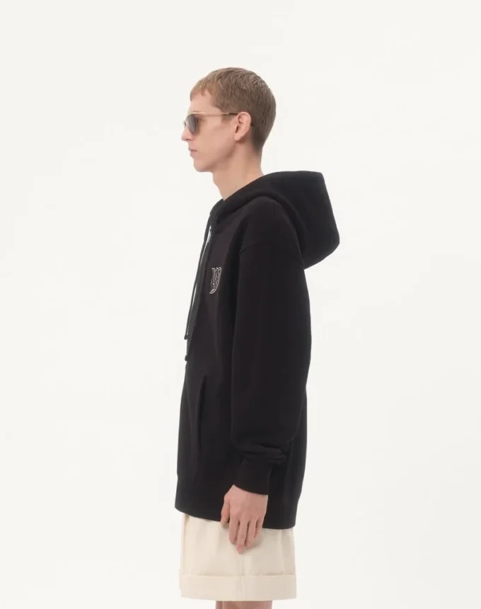 Sudadera con capucha de algodón y parche VG Sudadera con capucha de algodón y parche VG