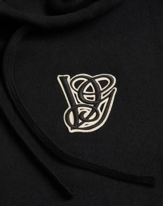 Sudadera con capucha de algodón y parche VG Sudadera con capucha de algodón y parche VG
