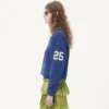 Sudadera de algodón bordada Sudadera de algodón bordada