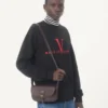 Sudadera de algodón con cuello redondo y estampado «Made In Valentino» de Valentino Sudadera de algodón con cuello redondo y estampado «Made In Valentino» de Valentino