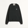 Sudadera de algodón con cuello redondo y parche Chez Valentino Sudadera de algodón con cuello redondo y parche Chez Valentino