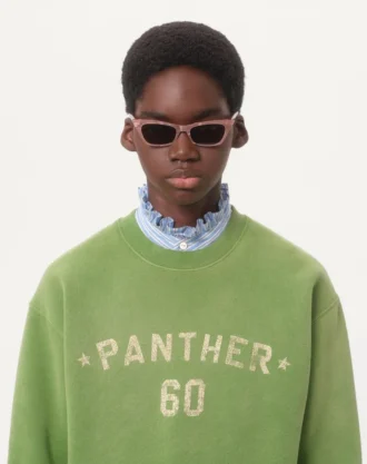 Sudadera de algodón con estampado y bordado Chez Valentino Sudadera de algodón con estampado y bordado Chez Valentino