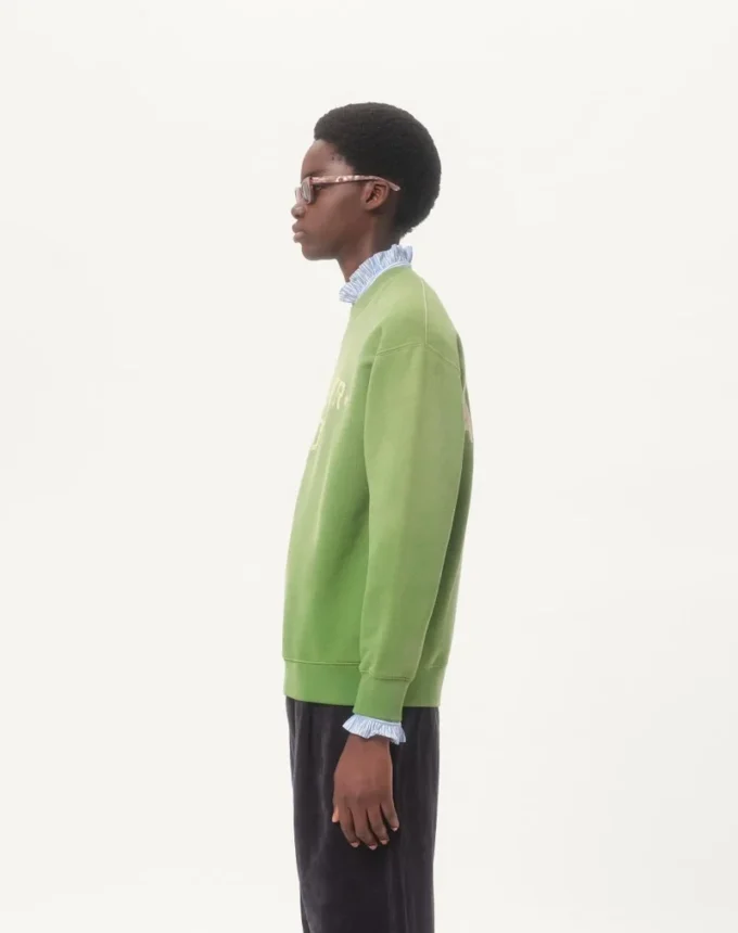 Sudadera de algodón con estampado y bordado Chez Valentino Sudadera de algodón con estampado y bordado Chez Valentino