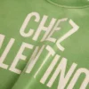 Sudadera de algodón con estampado y bordado Chez Valentino Sudadera de algodón con estampado y bordado Chez Valentino