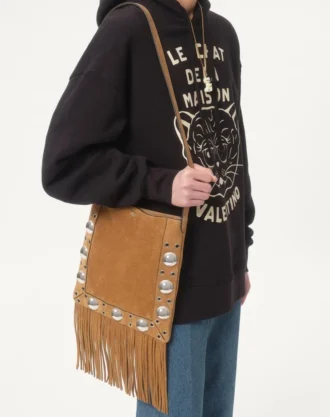 Sudadera de algodón con parche Le Chat De La Maison Sudadera de algodón con parche Le Chat De La Maison