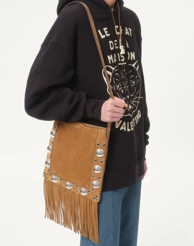 Sudadera de algodón con parche Le Chat De La Maison Sudadera de algodón con parche Le Chat De La Maison