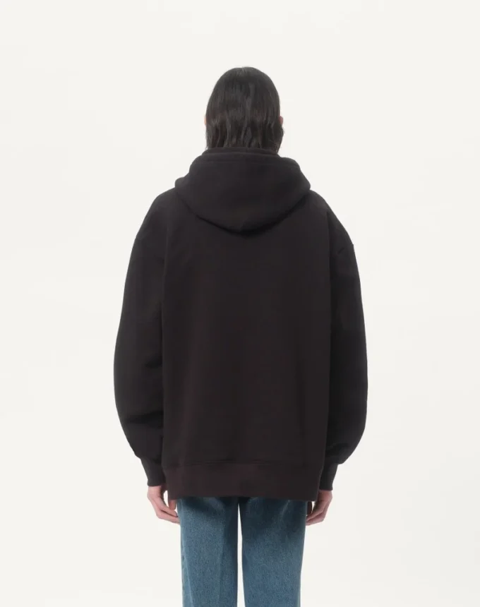 Sudadera de algodón con parche Le Chat De La Maison Sudadera de algodón con parche Le Chat De La Maison