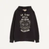 Sudadera de algodón con parche Le Chat De La Maison Sudadera de algodón con parche Le Chat De La Maison