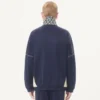 Sudadera Valentino de acetato con cremallera y estampado «Toute La V» incrustado Sudadera Valentino de acetato con cremallera y estampado «Toute La V» incrustado