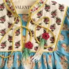 Top de algodón y lurex con estampado bordado Petales D’Amour Top de algodón y lurex con estampado bordado Petales D’Amour