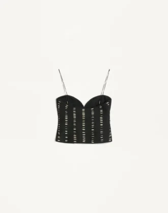 Top de gasa con estampado Plusdepois