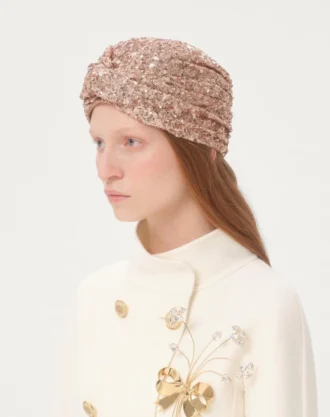 Turbante con lentejuelas Turbante con lentejuelas
