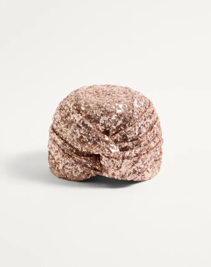 Turbante con lentejuelas