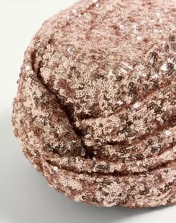 Turbante con lentejuelas