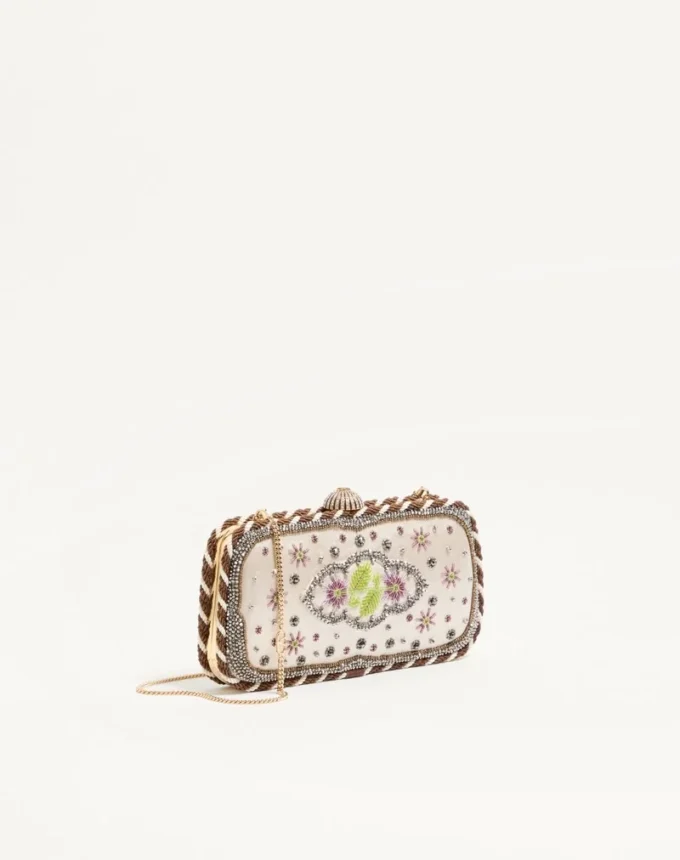 Valentino Garavani Carry Secrets Minaudiere bordada Valentino Garavani Carry Secrets Minaudiere bordada