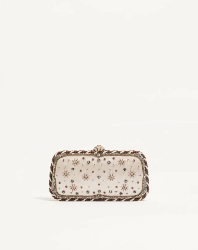 Valentino Garavani Carry Secrets Minaudiere bordada Valentino Garavani Carry Secrets Minaudiere bordada