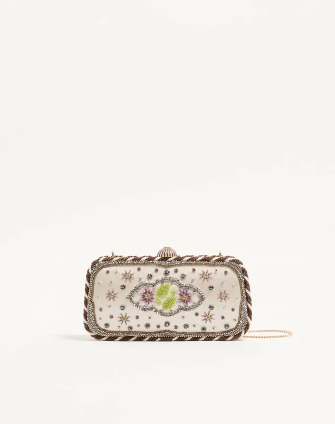Valentino Garavani Carry Secrets Minaudiere bordada Valentino Garavani Carry Secrets Minaudiere bordada