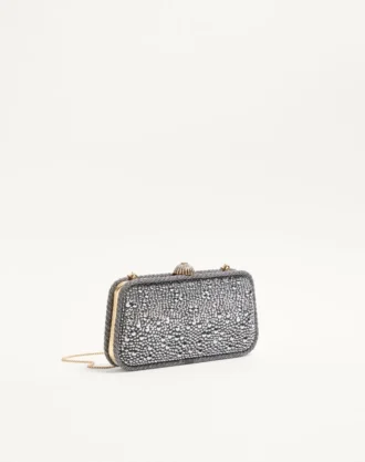 Valentino Garavani Carry Secrets Minaudiere con pedrería