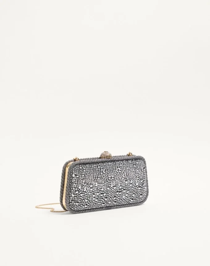 Valentino Garavani Carry Secrets Minaudiere con pedrería Valentino Garavani Carry Secrets Minaudiere con pedrería