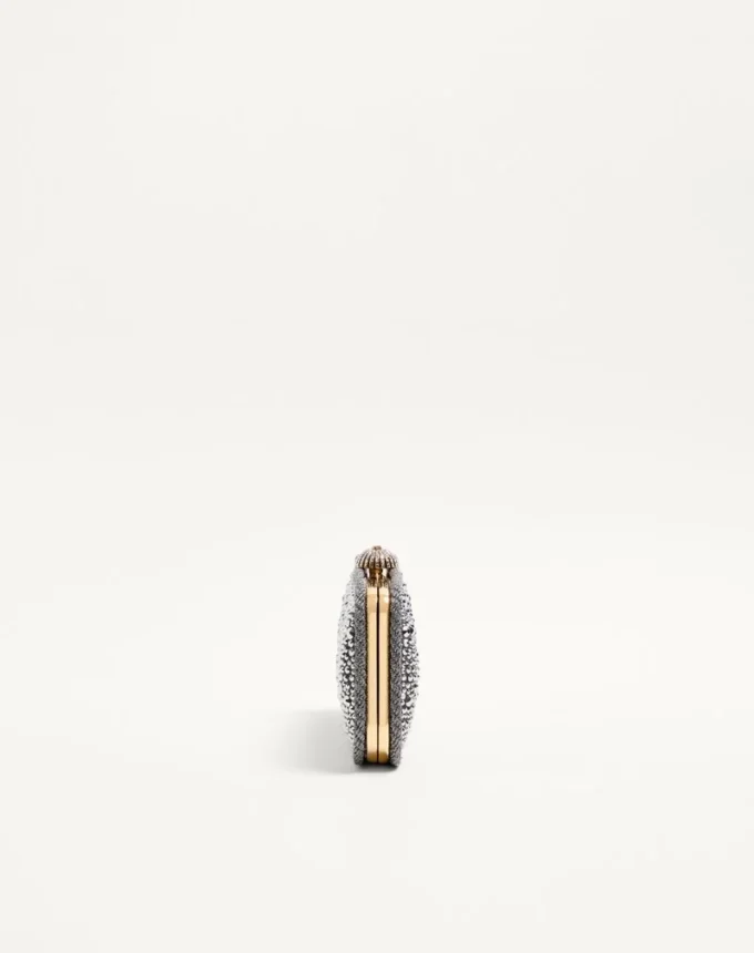 Valentino Garavani Carry Secrets Minaudiere con pedrería Valentino Garavani Carry Secrets Minaudiere con pedrería