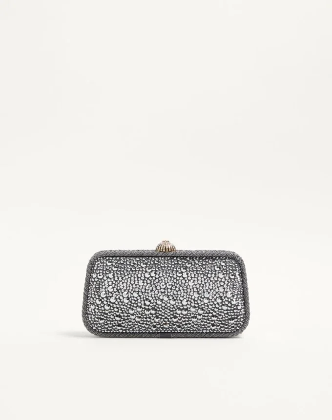 Valentino Garavani Carry Secrets Minaudiere con pedrería Valentino Garavani Carry Secrets Minaudiere con pedrería