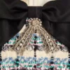 VESTIDO CORTO BORDADO CON PAILLETTES DE TWEED VESTIDO CORTO BORDADO CON PAILLETTES DE TWEED