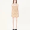 Vestido corto bordado Illusione de tul