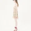 Vestido corto bordado Illusione de tul