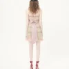 Vestido corto bordado Illusione de tul