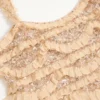Vestido corto bordado Illusione de tul