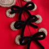 Vestido corto de crepé bordado Couture