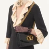 Vestido corto de crepé couture
