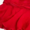 Vestido corto de gasa