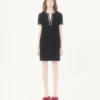 Vestido corto de tweed Canestrello bordado Vestido corto de tweed Canestrello bordado