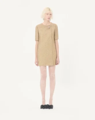 Vestido corto de tweed Canestrello Lurex