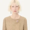 Vestido corto de tweed Canestrello Lurex Vestido corto de tweed Canestrello Lurex