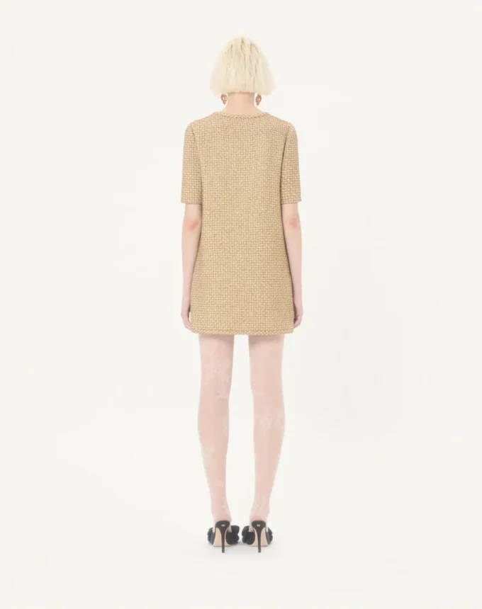 Vestido corto de tweed Canestrello Lurex Vestido corto de tweed Canestrello Lurex