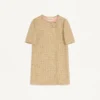 Vestido corto de tweed Canestrello Lurex Vestido corto de tweed Canestrello Lurex
