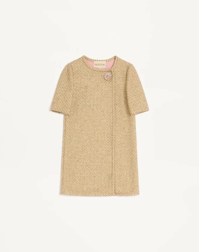 Vestido corto de tweed Canestrello Lurex Vestido corto de tweed Canestrello Lurex