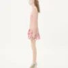 Vestido corto floral matelassé Vestido corto floral matelassé