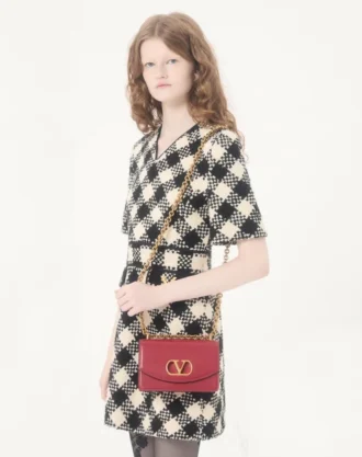 Vestido Damier Tweed