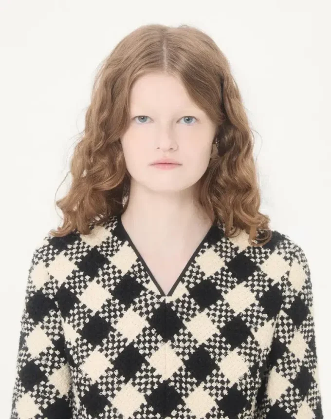 Vestido Damier Tweed Vestido Damier Tweed