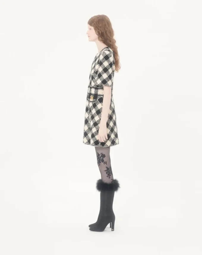 Vestido Damier Tweed Vestido Damier Tweed