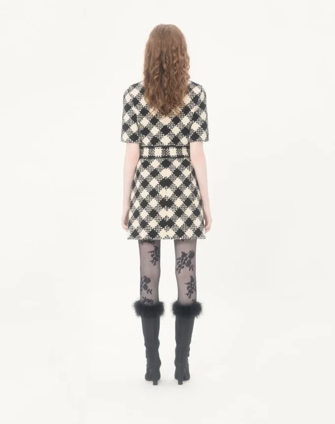 Vestido Damier Tweed Vestido Damier Tweed